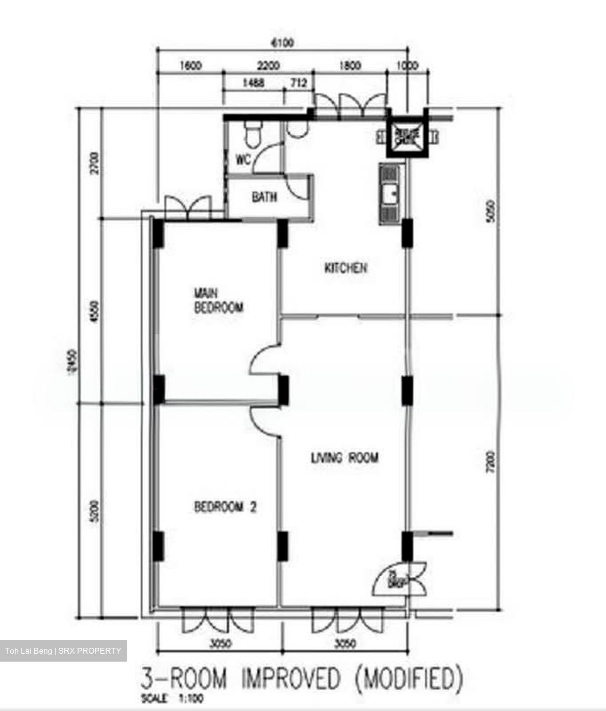 Blk 303 Chuan Village (Serangoon), HDB 3 Rooms #596203341